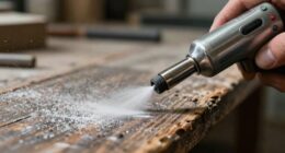 using sandblaster for weathering