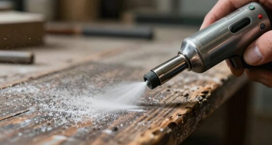 using sandblaster for weathering