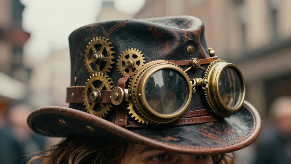 varied steampunk hat significance