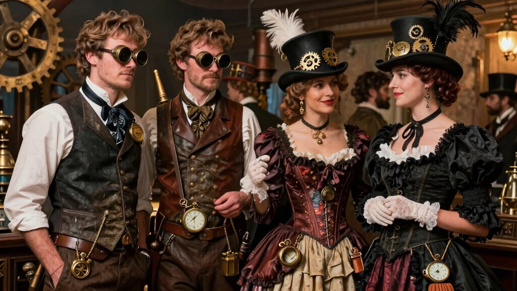 victorian accessories and mechanical details