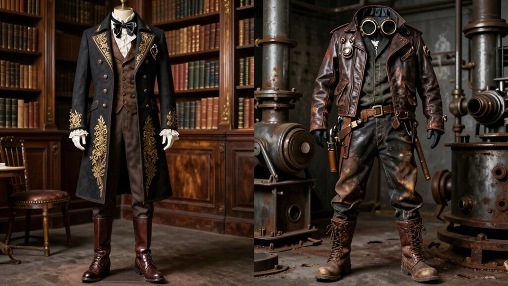 victorian elegance meets industrial ruggedness
