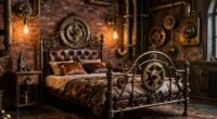 victorian industrial bedroom decor