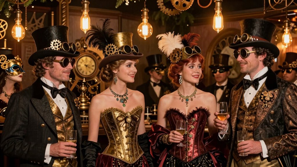 victorian industrial steampunk decor