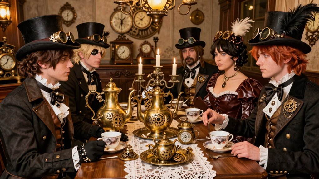 victorian industrial steampunk fashion