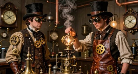 victorian inspired mechanical attire