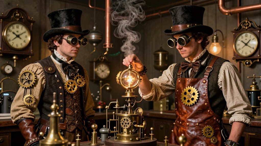 victorian inspired mechanical attire