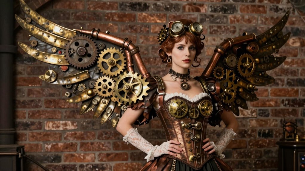 victorian inspired mechanical wing design