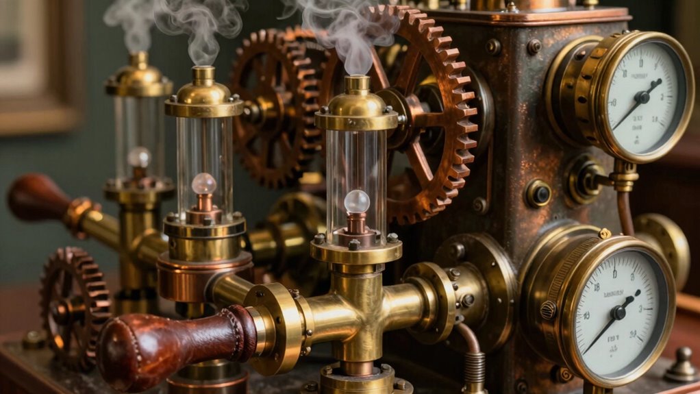 victorian inspired pneumatic craftsmanship artistry