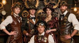 victorian inspired steampunk attire