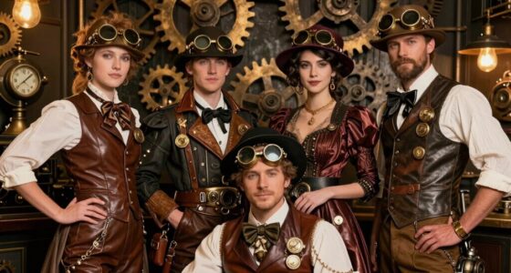 victorian inspired steampunk attire