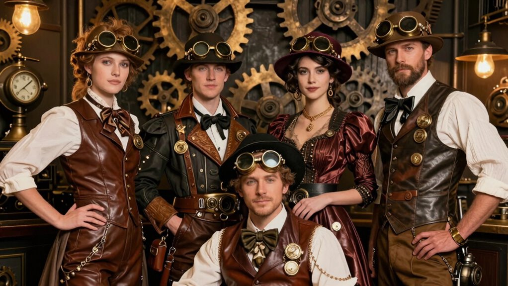 victorian inspired steampunk attire