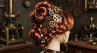 victorian inspired steampunk hairstyles