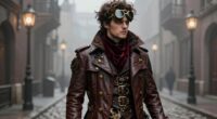 victorian inspired winter cosplay