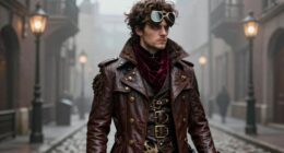 victorian inspired winter cosplay