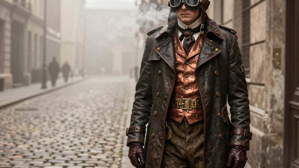 victorian mechanical layered outerwear