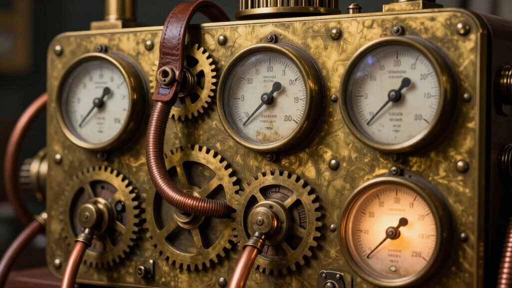 victorian mechanical steampunk aesthetics