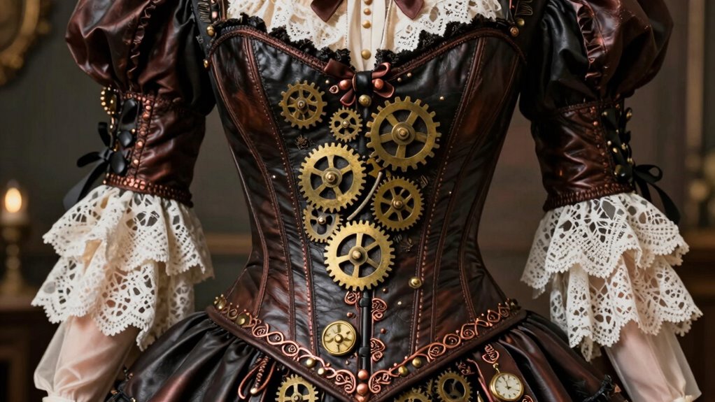 victorian meets industrial steampunk ensemble