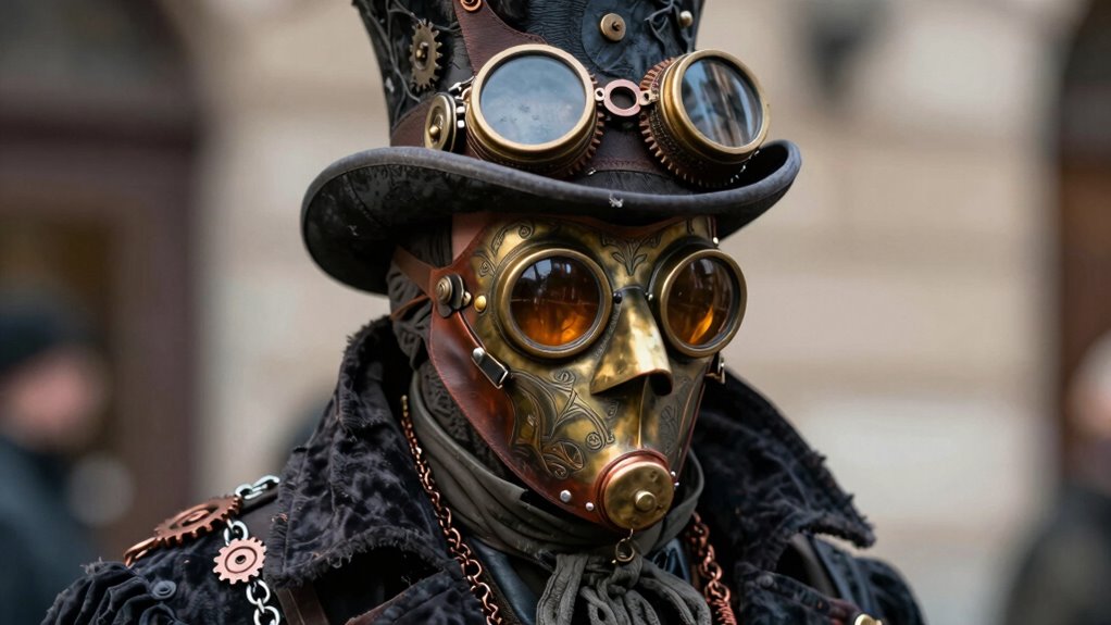 victorian steampunk accessory details