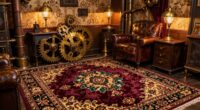 victorian steampunk rug ideas