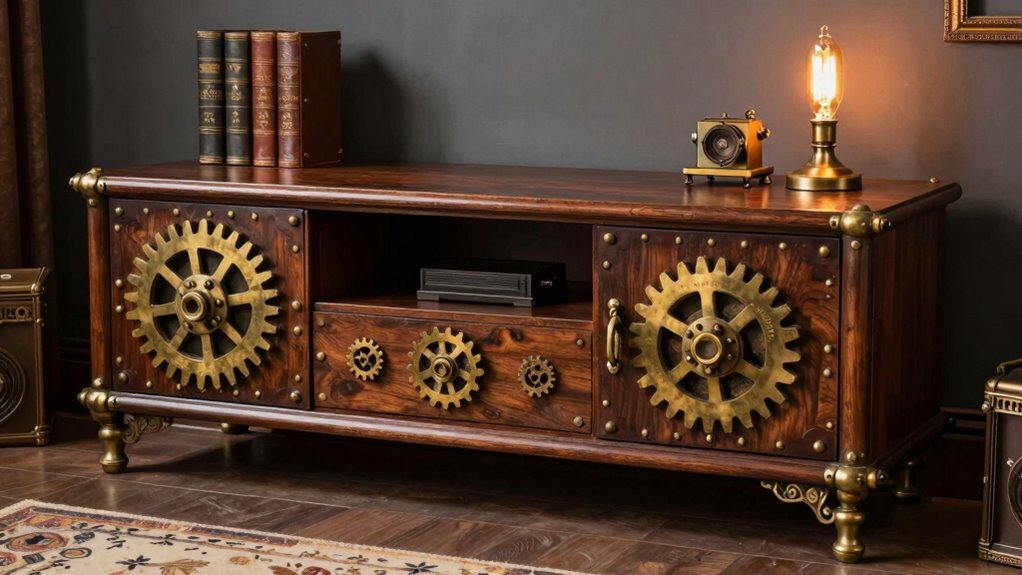 vintage industrial aesthetic centerpiece