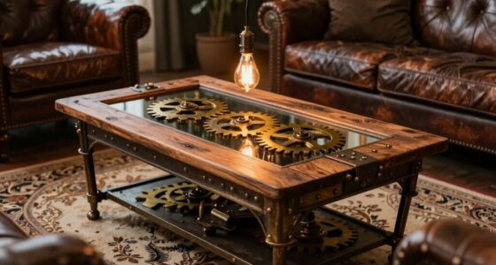 vintage industrial coffee decor