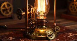 vintage industrial illumination