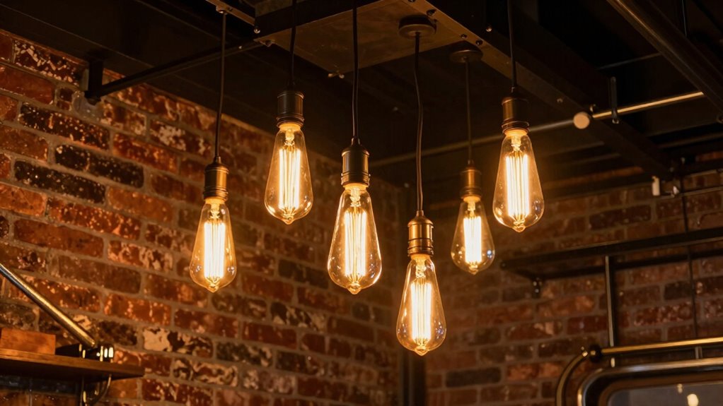 vintage industrial lighting fusion