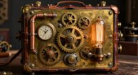 vintage industrial mechanical design