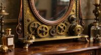 vintage industrial mirror decor