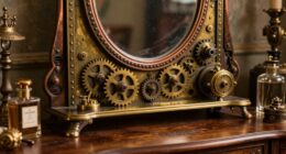 vintage industrial mirror decor