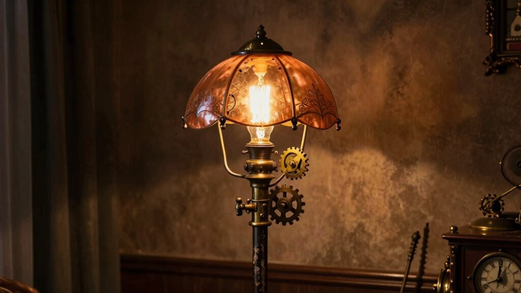 vintage industrial retro futurism