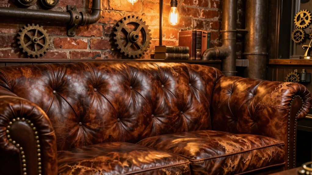 vintage industrial steampunk ambiance
