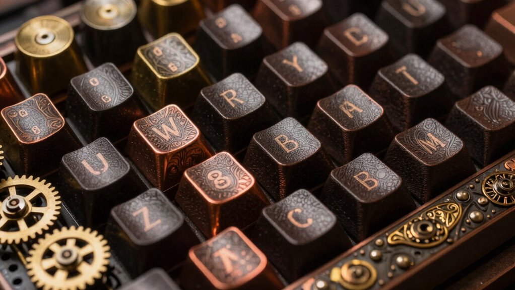 vintage inspired customizable keyboards