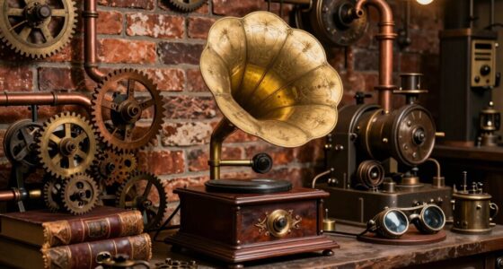 vintage technology meets steampunk