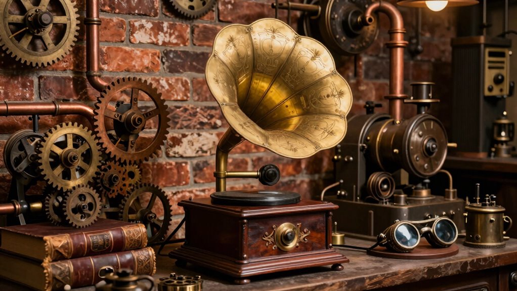 vintage technology meets steampunk