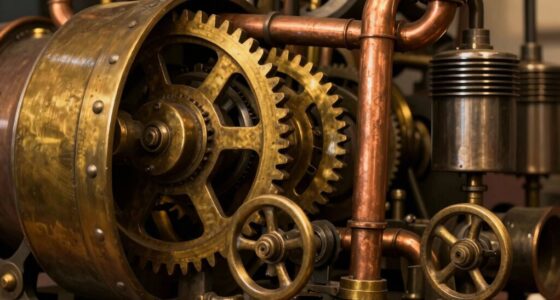 visible parts evoke steampunk