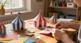 Construct Your Own Miniature Paper Brutalist Circuses with ‘Cirk’