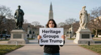 Heritage Groups Sue Trump Over “Garden of American Heroes"