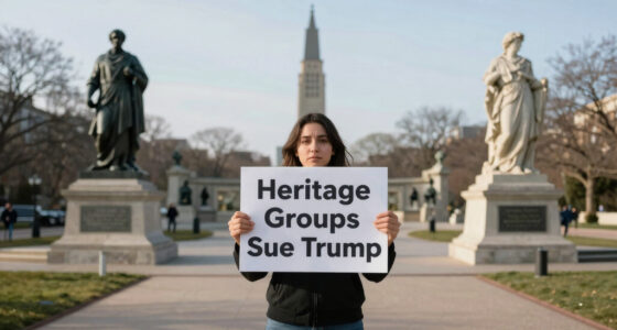Heritage Groups Sue Trump Over “Garden of American Heroes"