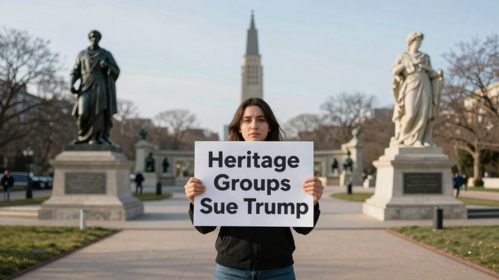 Heritage Groups Sue Trump Over “Garden of American Heroes"