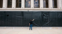Judge asks the Kennedy Center to explain tarps covering the building