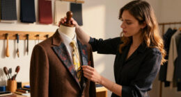 Amelia Cross Blends Bespoke Tailoring And Trompe-L’œil Painting In Her Sartorial Studies