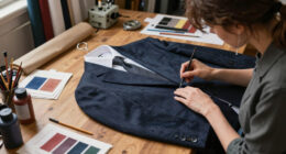 Amelia Cross Blends Bespoke Tailoring and Trompe-L’œil Painting in Her Sartorial Studies