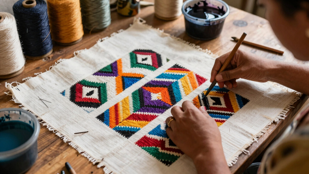Elaborate Kené Patterns by Sara Flores Continue an Ancient Indigenous Tradition