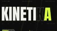 KINETIKA — The Type Foundry That Refuses to Sit Still — Physical Material Animation (FABLE/175, room 5)
