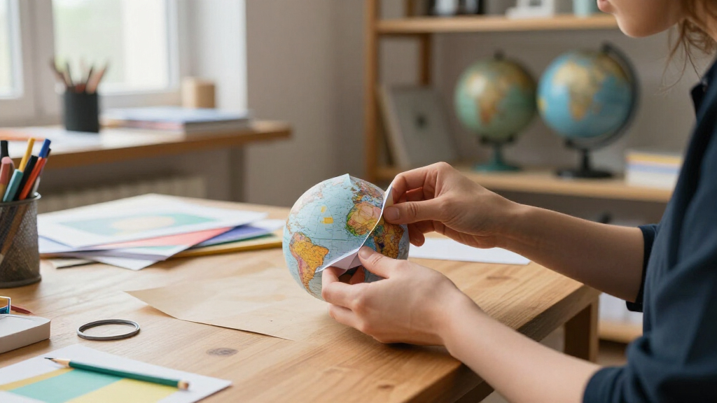 Folding Paper Globes