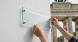 Neue Installation - Durchsichtige Mauer Am Brandenburger Tor In Berlin - Deutschlandfunk