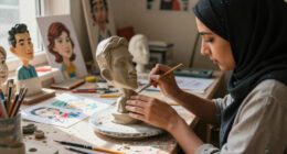 Dubai Artist Turns Childhood Fascination Into Caricature Career - Muslimnetwork.tv
