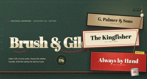 Brush & Gild — Traditional Signwriters, Est. 1924 — Signature Interaction (FABLE/175, room 85)