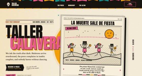 Taller Calavera — Death, Drawn Dancing — Modular SVG Composition (FABLE/175, room 92)